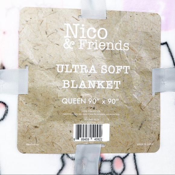 Frenchie Sleeping Bulldog Queen Size  Blanket - Picture 4 of 7